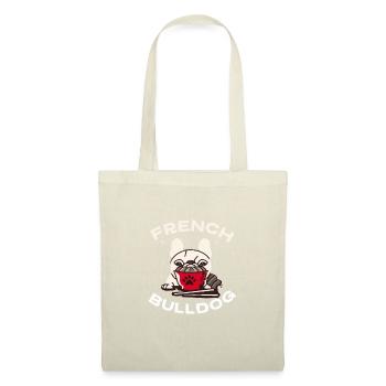 Ramen Love Frenchie Chien Français Bulldog - Sac en tissu - nature - Devant