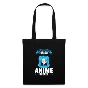 Otaku Japan Anime Merch Anime Merch Geschenk - Stoffbeutel - Schwarz - Vorne