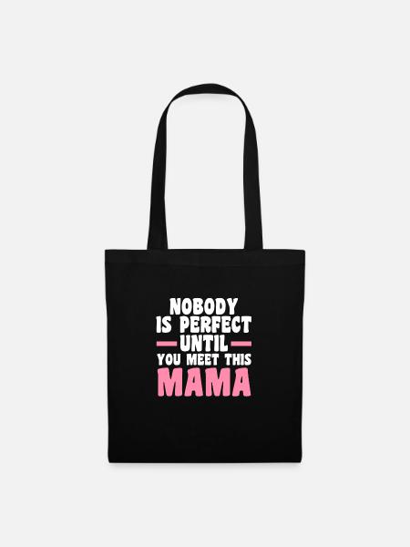 Mama Oma Oma Geschenk - Stoffbeutel - Schwarz