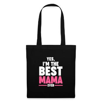 Mama Oma Oma Geschenk - Stoffbeutel - Schwarz - Vorne