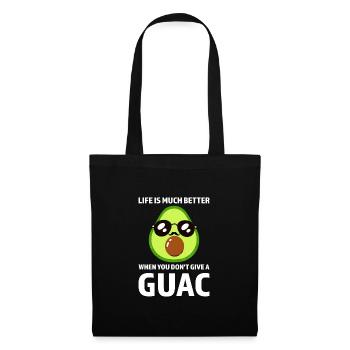 Avocados Avocado Avocado-Liebhaber Geschenk - Stoffbeutel - Schwarz - Vorne