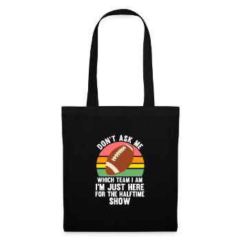 Go Sport Fußball Snacks Geschenk - Stoffbeutel - Schwarz - Vorne