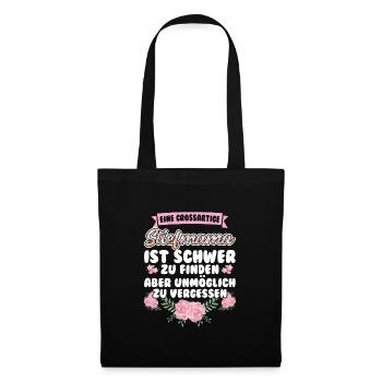 Stiefmama Familie Stiefmamas Geschenk - Stoffbeutel - Schwarz - Vorne