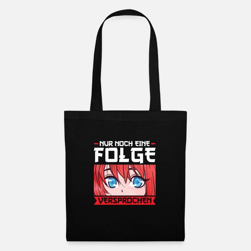 Anime Merch Japanisch Geschenk - Stoffbeutel - Schwarz