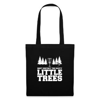 Discgolfer Discgolf Discgolfing Geschenk - Stoffbeutel - Schwarz - Vorne