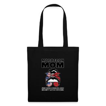 Marokko Marokkaner Marokkanische Wurzeln Geschenk - Stoffbeutel - Schwarz - Vorne