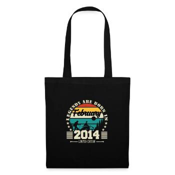 February 2014. Birthday gift February 2014. - Tote Bag - black - Front
