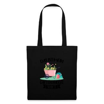 Garten Pflanze Gartenliebhaber Geschenk - Stoffbeutel - Schwarz - Vorne