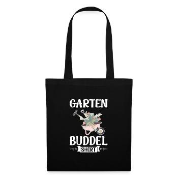 Garten Pflanze Gärtnerei Geschenk - Stoffbeutel - Schwarz - Vorne