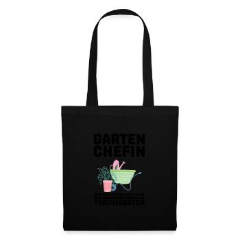 Garten Pflanze Gartenliebhaber Geschenk - Stoffbeutel - Schwarz - Vorne