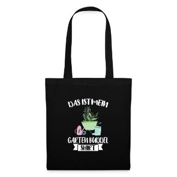 Garten Pflanze Gartenliebhaber Geschenk - Stoffbeutel - Schwarz - Vorne