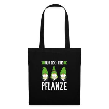 Garten-arbeit Gnome Gärtnern Geschenk - Stoffbeutel - Schwarz - Vorne