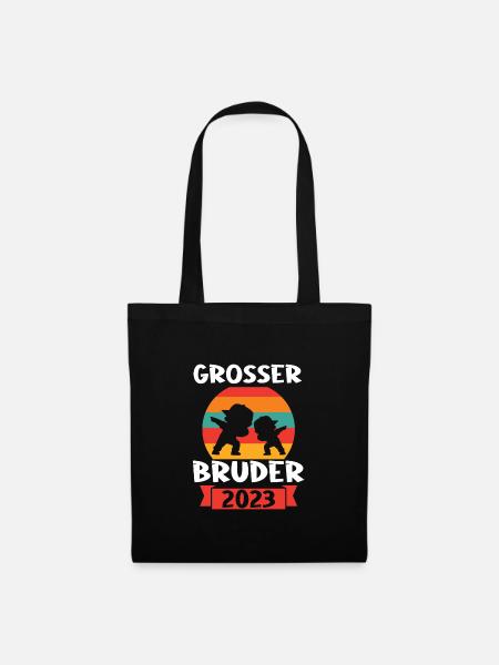Junge Dabbing Dabbing Grosser Bruder 2023 Geschenk - Stoffbeutel - Schwarz