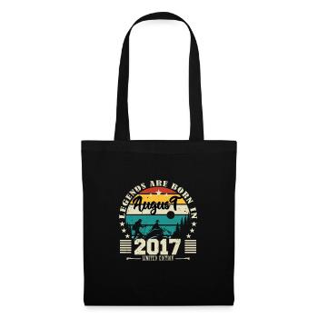 August 2017. Birthday gift August 2017. August - Tote Bag - black - Front