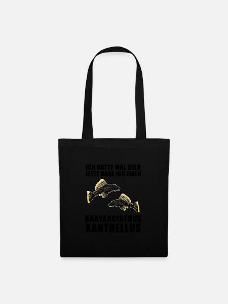 Fish Baryancistrus Xanthellus Fisher Geschenk - Stoffbeutel - Schwarz
