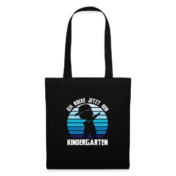 Kindergarten Dabbing Kita-Beginn Geschenk - Stoffbeutel - Schwarz - Vorne