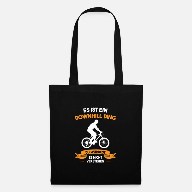 Fahrrad Biker Fahrräder Geschenk - Stoffbeutel - Schwarz