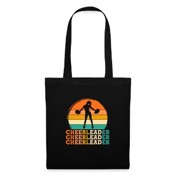Sport Retro-Design Sport Geschenk - Stoffbeutel - Schwarz - Vorne