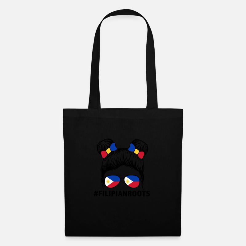 Philippinisch Filipino Philippinisches Geschenk - Stoffbeutel - Schwarz
