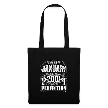 January 2001. January 2001 Birthday Gift. - Tote Bag - black - Front