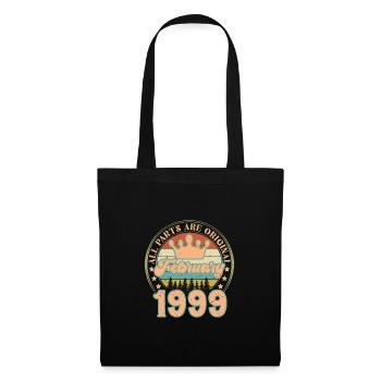 Février 1999. Cadeau d’anniversaire février 1999. - Sac en tissu - noir - Devant
