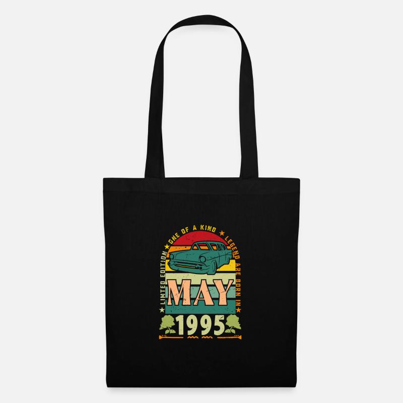 Mai 1995, Mai 1995, Mai 1995 Geburtstagsgeschenk. - Stoffbeutel - Schwarz