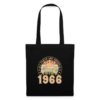 June 1966. June 1966 Birthday Gift. June - Tote Bag - black - Front
