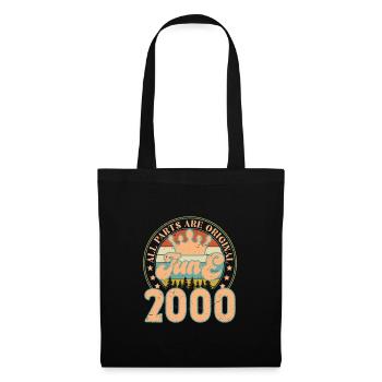 June 2000. June 2000 Birthday Gift. June - Tote Bag - black - Front
