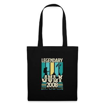 July 2008 Birthday Gift, Vintage July. - Tote Bag - black - Front