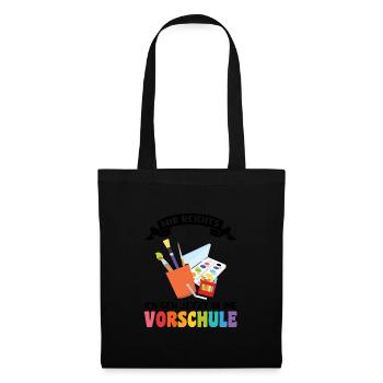 Kindergarten Abschied Vorschule Vorschulpädagoge G - Stoffbeutel - Schwarz - Vorne