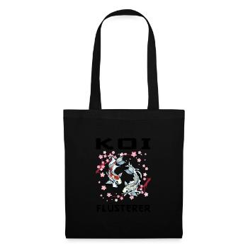 Kois Koi Sarkasmus Geschenk - Stoffbeutel - Schwarz - Vorne