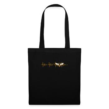 Beekeeping Heartbeat Bee Beekeeper Beekeeper Beekeeper - Tote Bag - black - Front