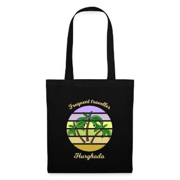 Voyage à Hurghada - Sac en tissu - noir - Devant