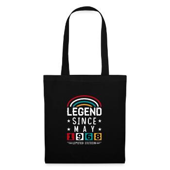 1968 Legend Since Birthday Gift May - Tote Bag - black - Front