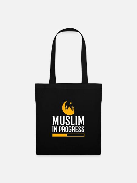 Muslim - Stoffbeutel - Schwarz