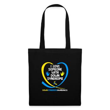 Down syndrome T21 chromosome trisomy - Tote Bag - black - Front