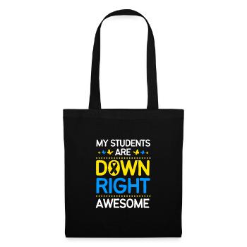 Down syndrome T21 chromosome trisomy - Tote Bag - black - Front