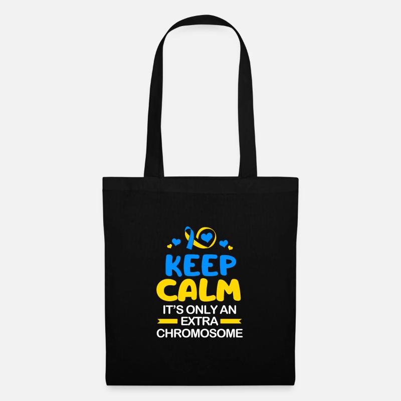 Down syndrome - Tote Bag - black
