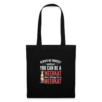 Meerkat - Tote Bag - black - Front