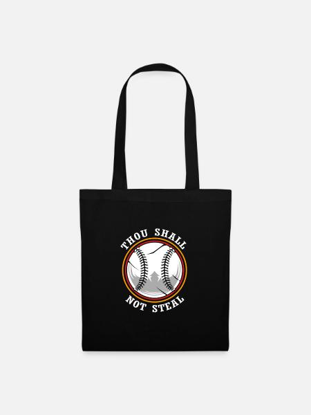 Baseball - Stoffbeutel - Schwarz