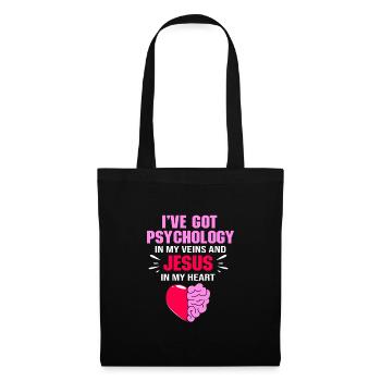 School psychologist, psychologist, psychotherapist - Tote Bag - black - Front