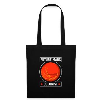 Univers Système Solaire - Sac en tissu - noir - Devant