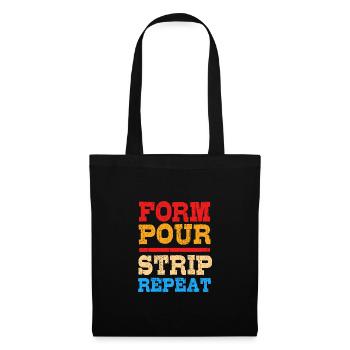 Construction worker construction site - Tote Bag - black - Front