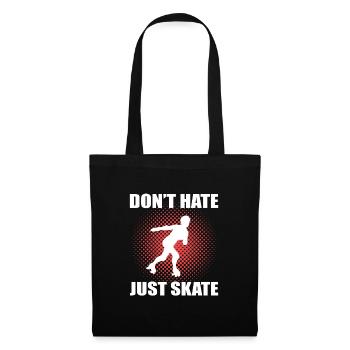Roller Skating Roller Skates Inline Skates - Tote Bag - black - Front
