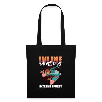 Roller Skating Roller Skates Inline Skates - Tote Bag - black - Front