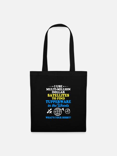 Géocaching Géocache Géocacher - Sac en tissu - noir