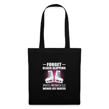 Patinage sur glace Patinage sur glace Patinage sur glace - Sac en tissu - noir - Devant