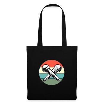 Karaoke Microphone - Tote Bag - black - Front