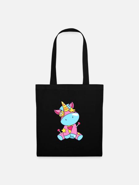 Voodoo Einhorn - Stoffbeutel - Schwarz