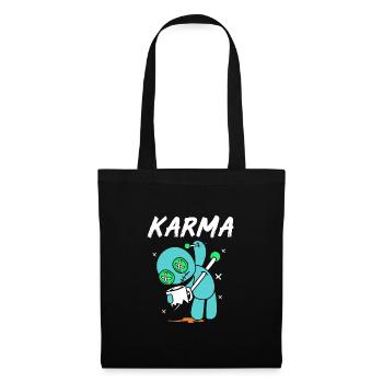 Karma vaudou - Sac en tissu - noir - Devant